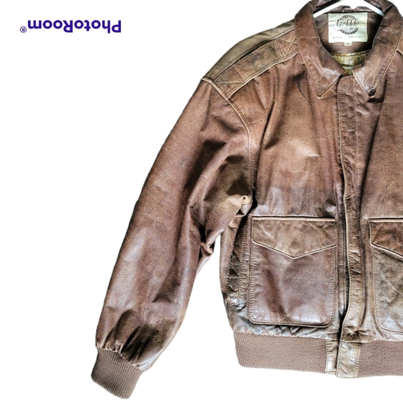 G-III Global Identity Other - Vintage G-III Distressed Leather Bomber J